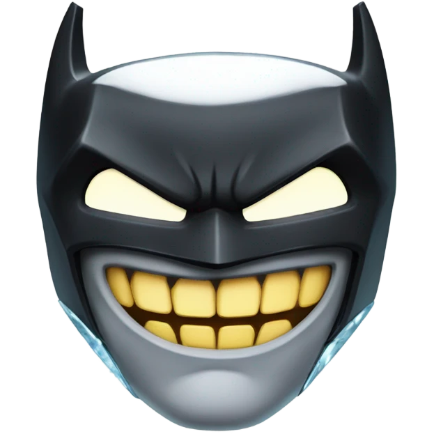 batman with shining iced out grills emoji