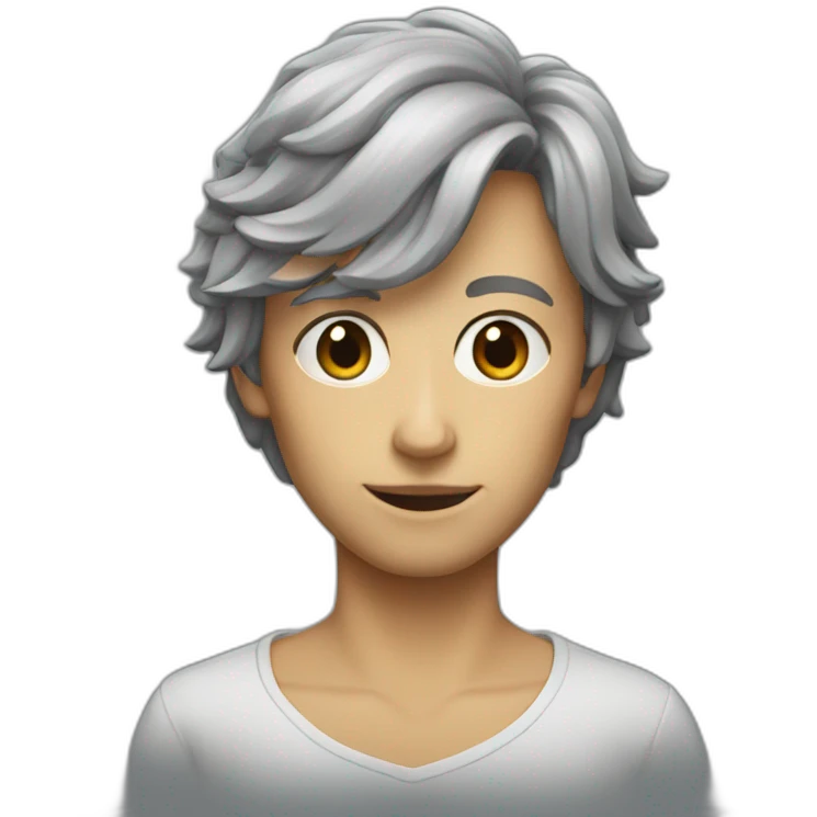 Persona iper realista emoji