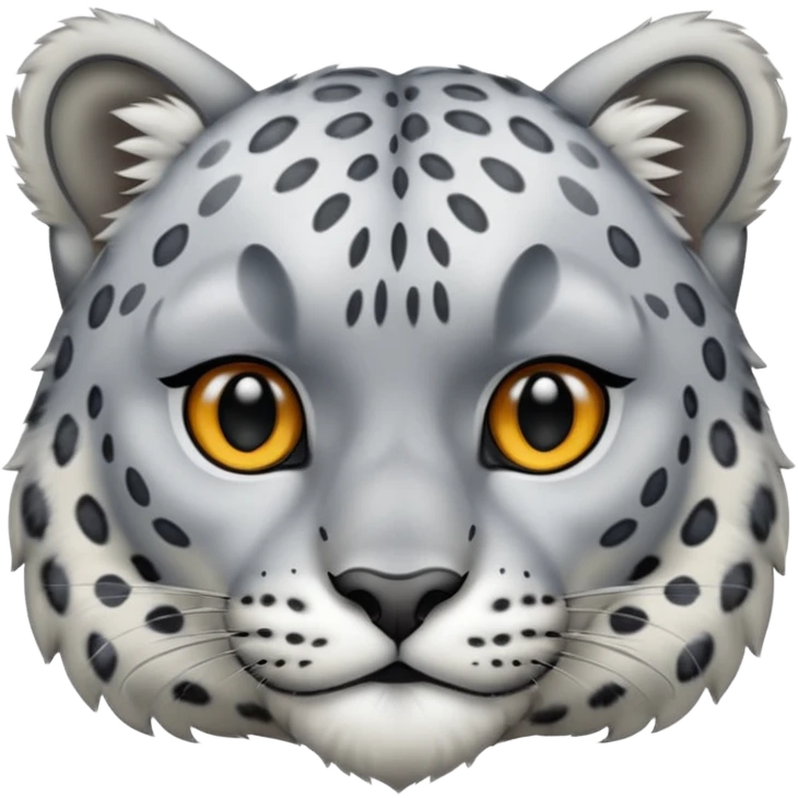 snow leopard  emoji