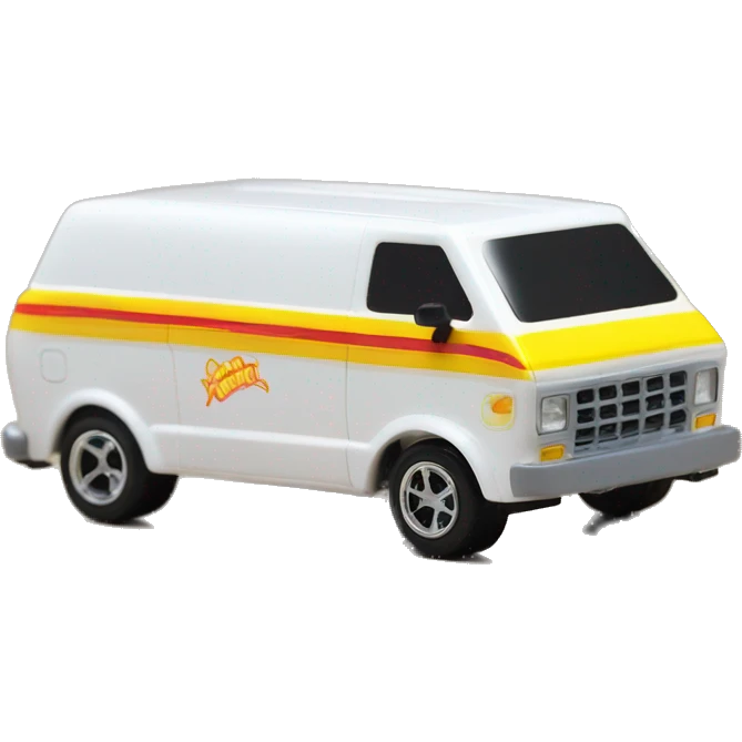Hot wheels Premium SpongeBob 1985 Chevy Astro van  emoji