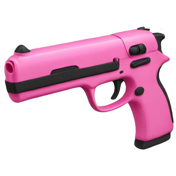 Pink gun emoji