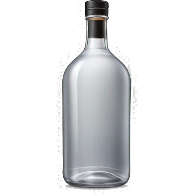 Erstelle eine große 3 Liter vodka Flasche  emoji