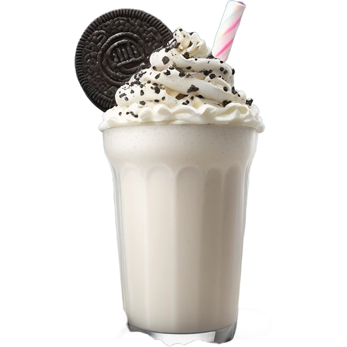 oreo milkshake  emoji