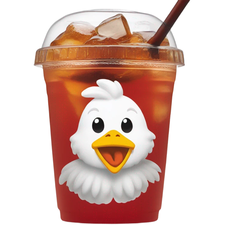 A chick-fil-a sweet tea cup emoji