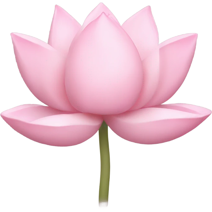 pastel pink lotus emoji