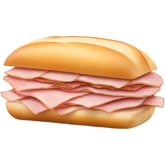 ciabatta ham sandwich emoji