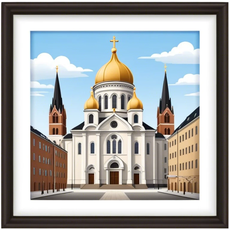 Uspenski cathedral Helsinki  emoji