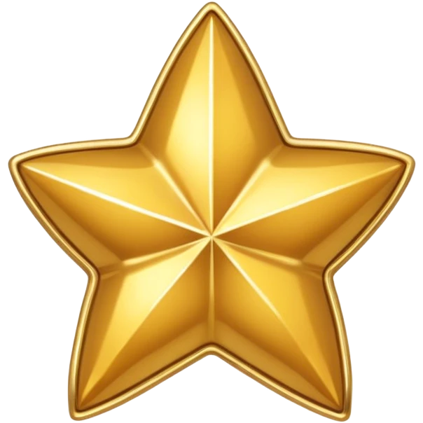 golden star-shaped trinket emoji