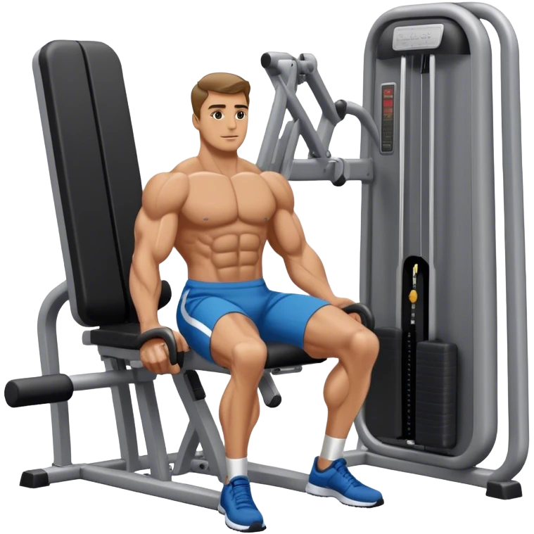guy abductor-machine gym emoji