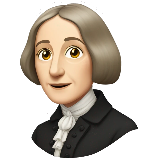 George Eliot (real name Mary Ann Evans) british writer emoji