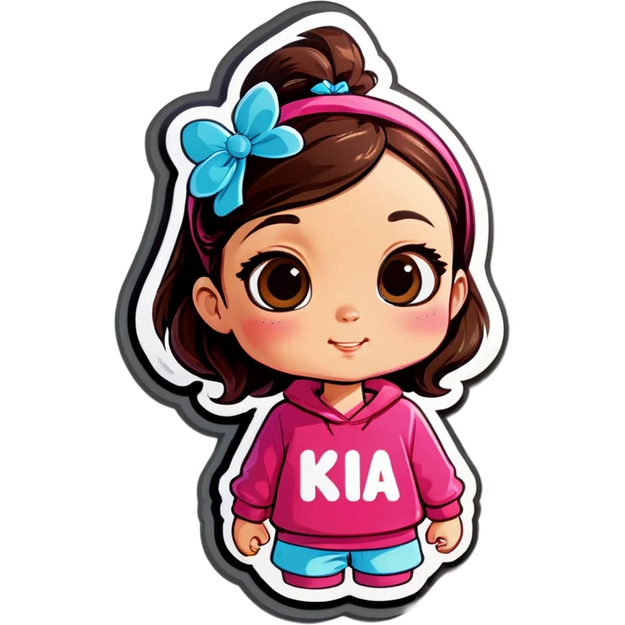 Girl named kia emoji