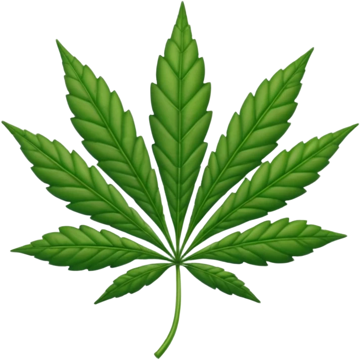 Weed leaf emoji