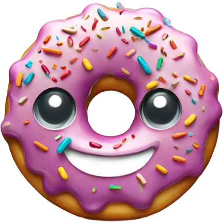 Donut smiling emoji