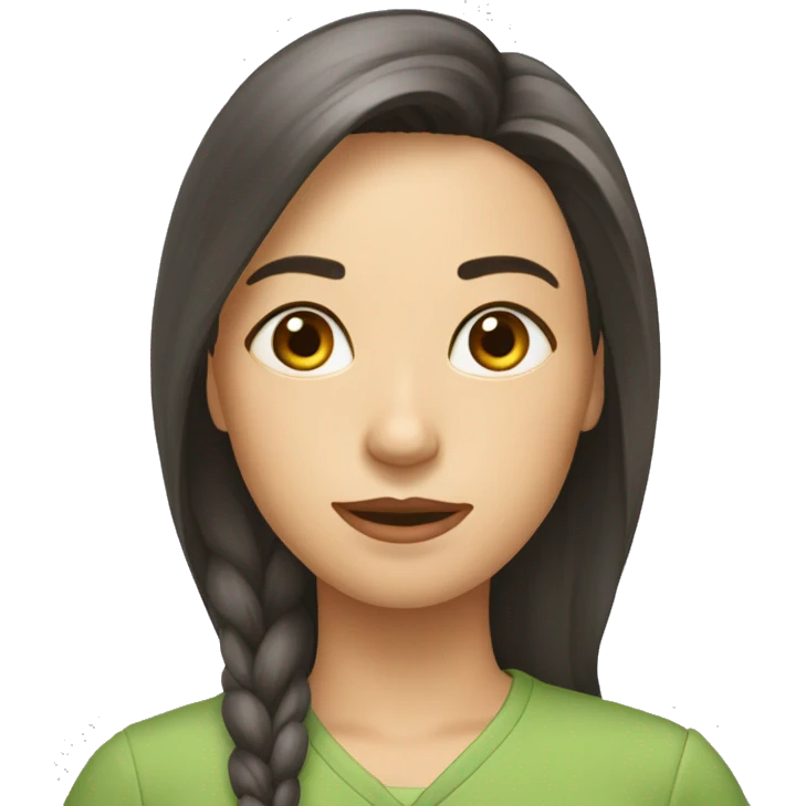 Дівчина ромашка emoji