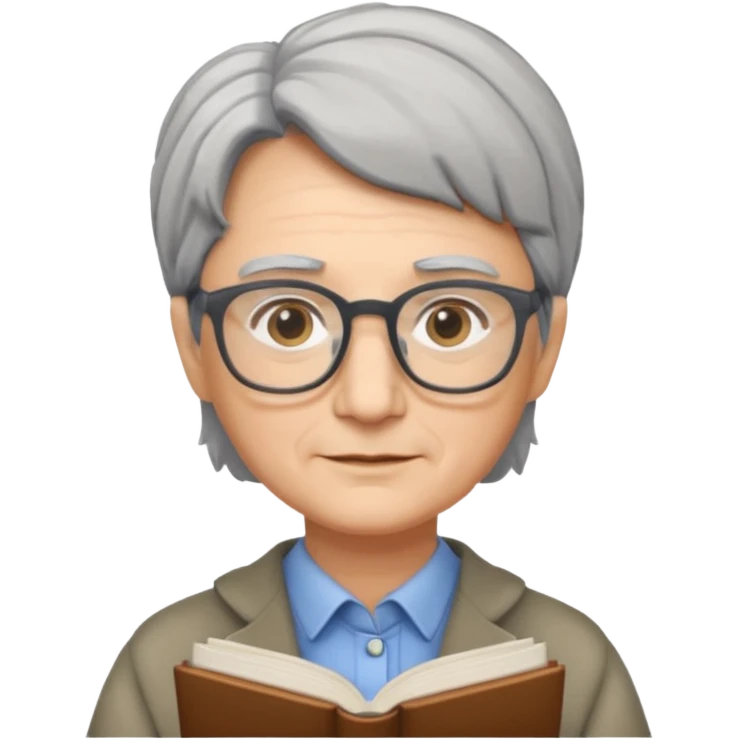 The wise librarian emoji