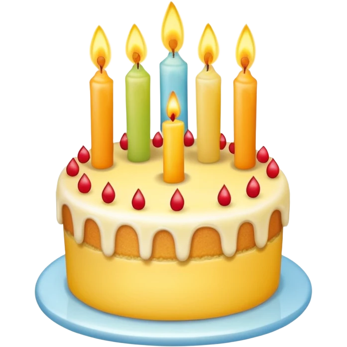yellow birthday emoji