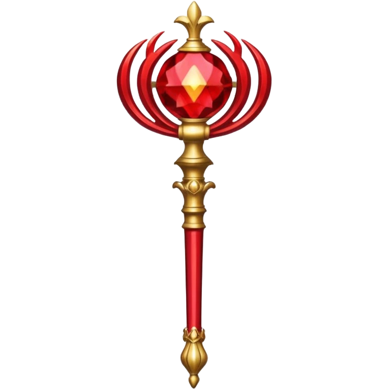 red scepter emoji