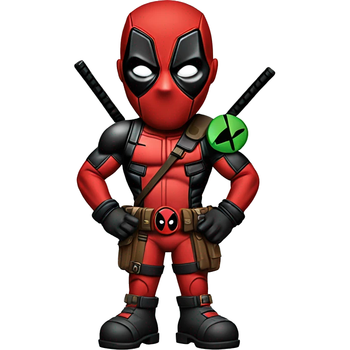 Deadpool holding xbox controller emoji