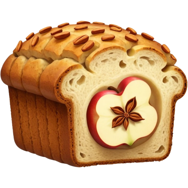 apple bread  emoji
