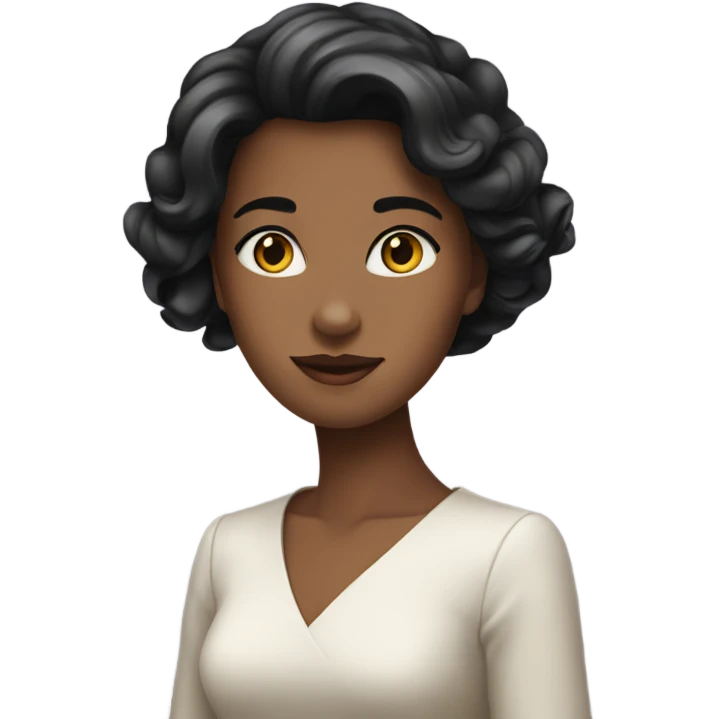 elegant-girl-in-dark-hair emoji