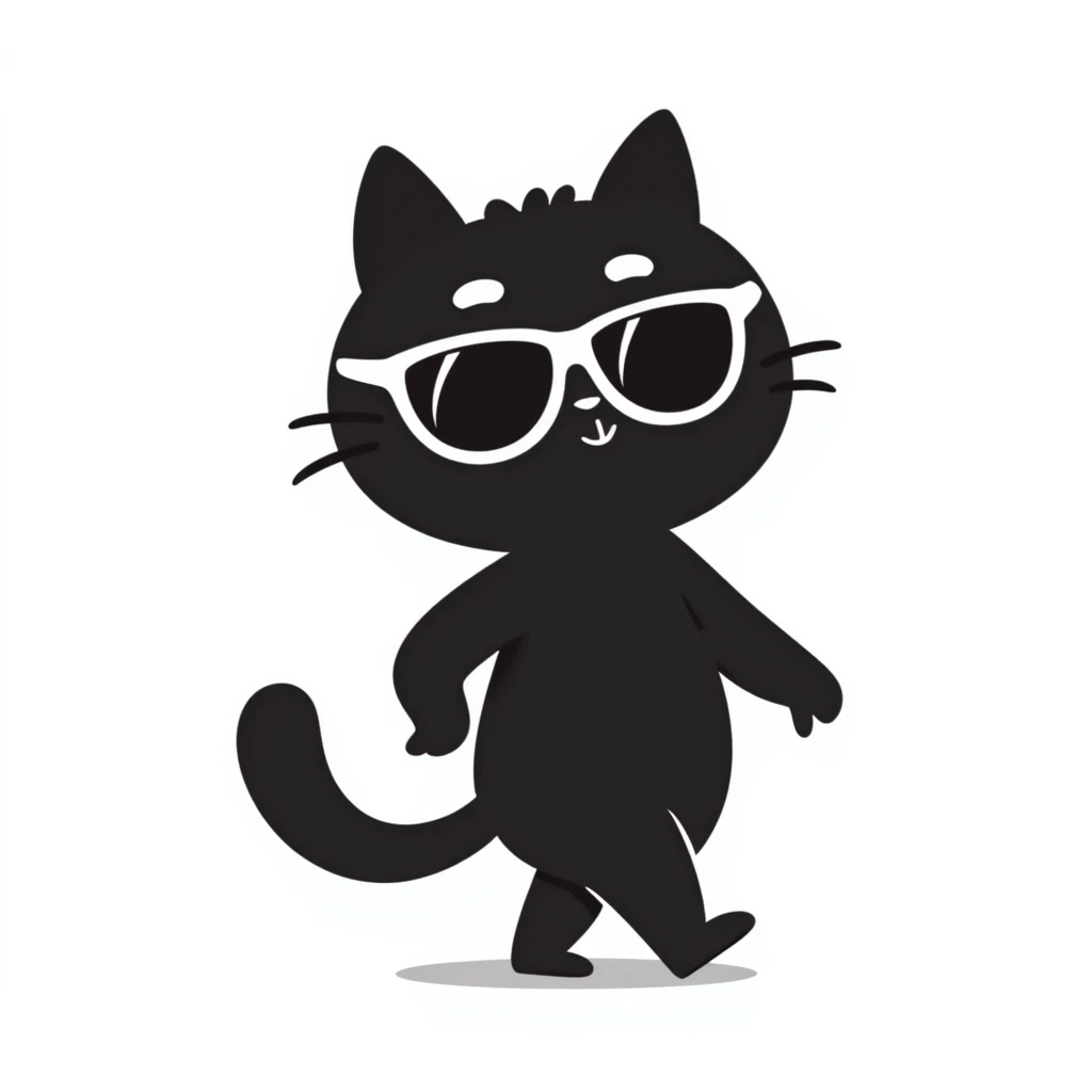 cat wearing sunglasses emoji