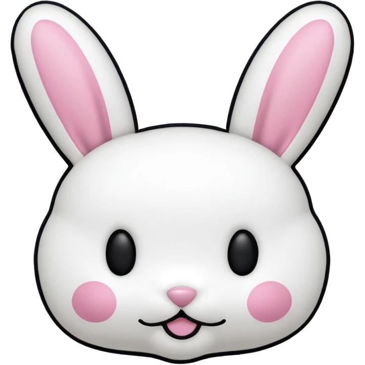 Y2K Playboy bunny head pillow emoji