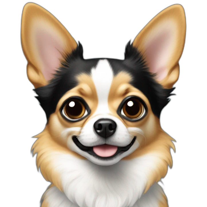 Chihuhua tricolor emoji