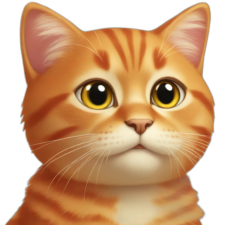 red cat good morning emoji