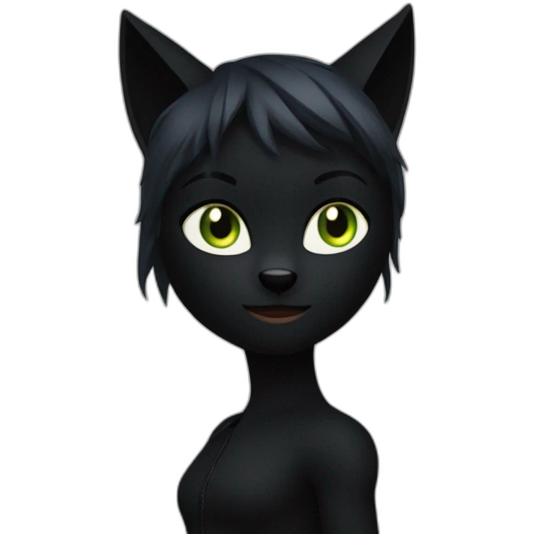 cat noir from miraculous emoji