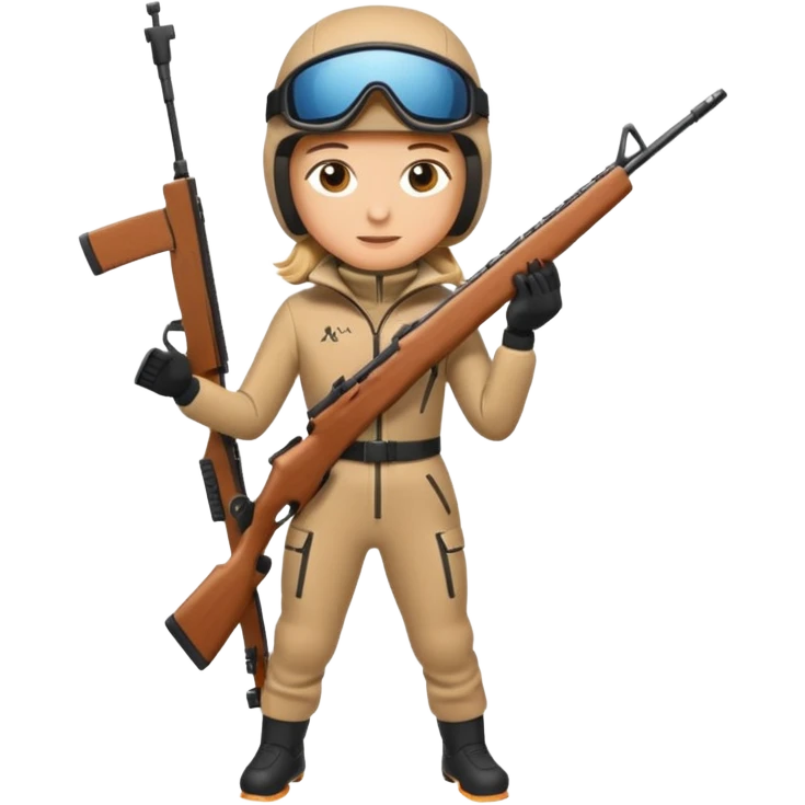 Biathlonist emoji