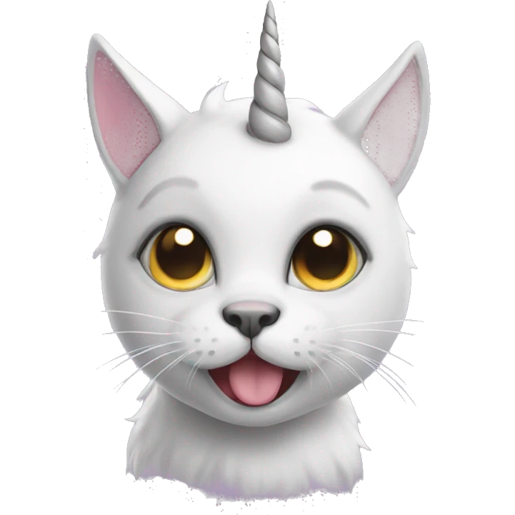 Unicorn cat emoji