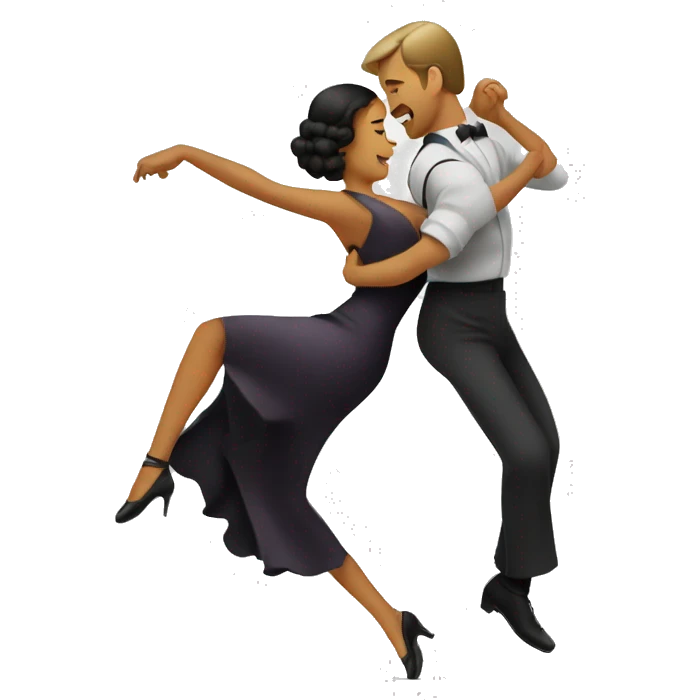 slowdancing tango swing emoji