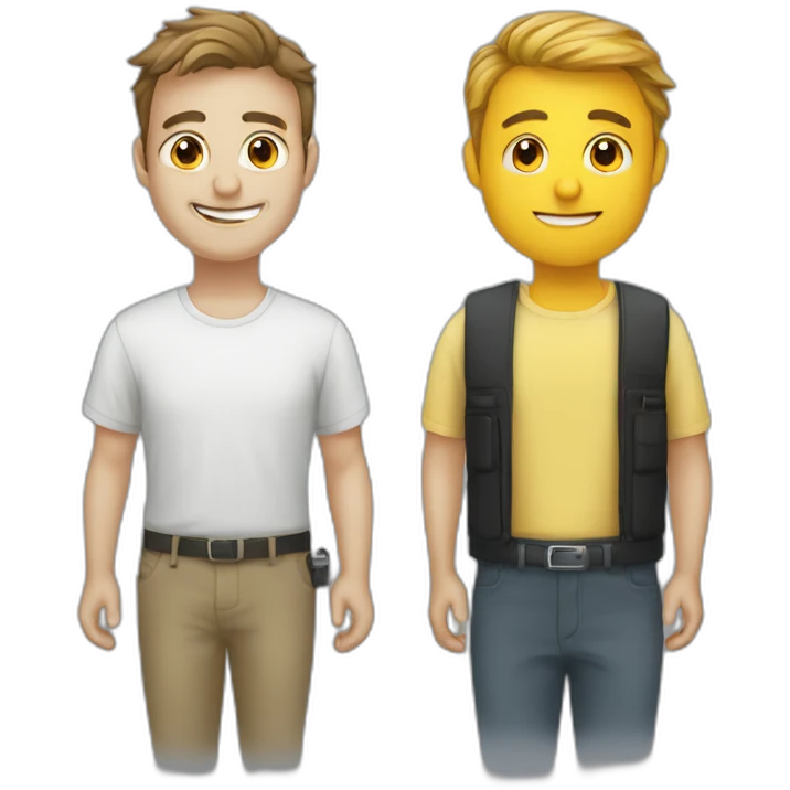 Belgium, computer programmer, and an American computer programmer emoji