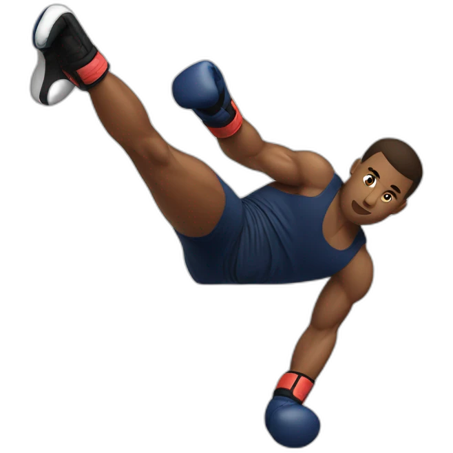 Kick boxing emoji