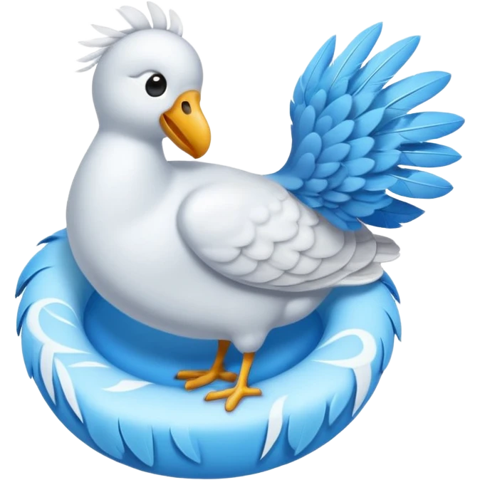 Quiero un emoji de la paz con una paloma blanca y un círculo emoji