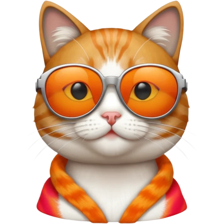 Cat wearing sunglasses emoji