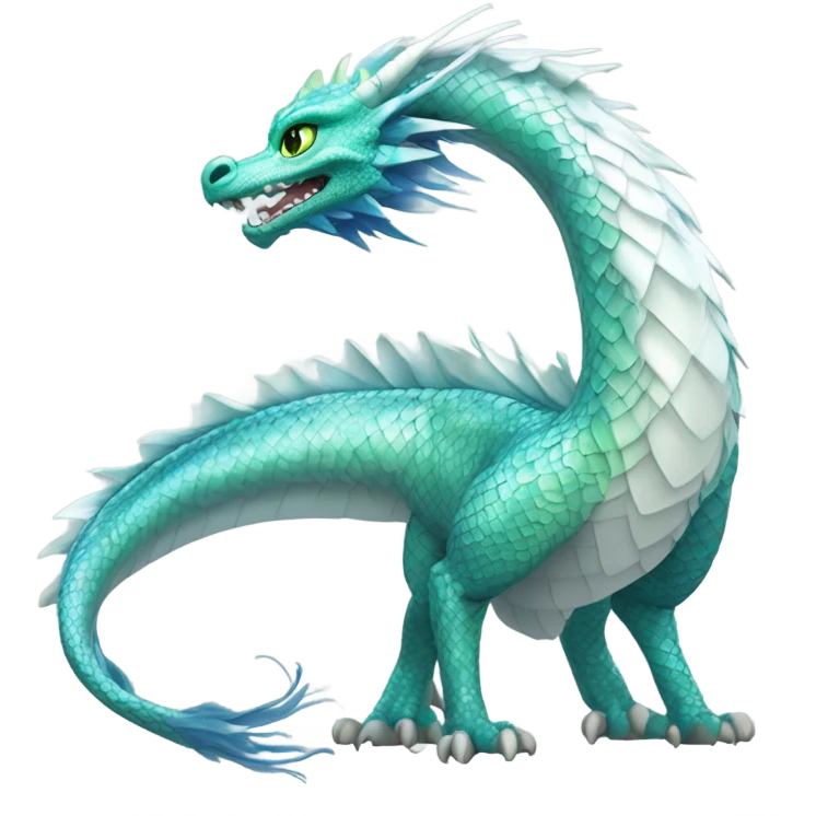 Haku the dragon emoji