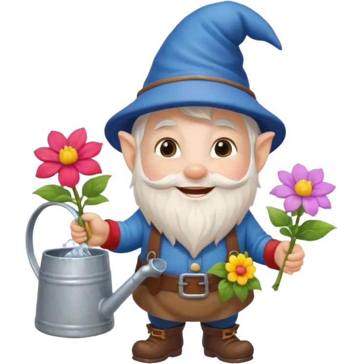 gnome with watercan emoji