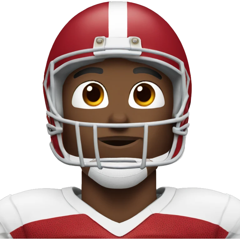 White arkansas 99 football player  emoji