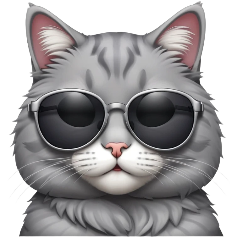 Cat wearing sunglasses emoji