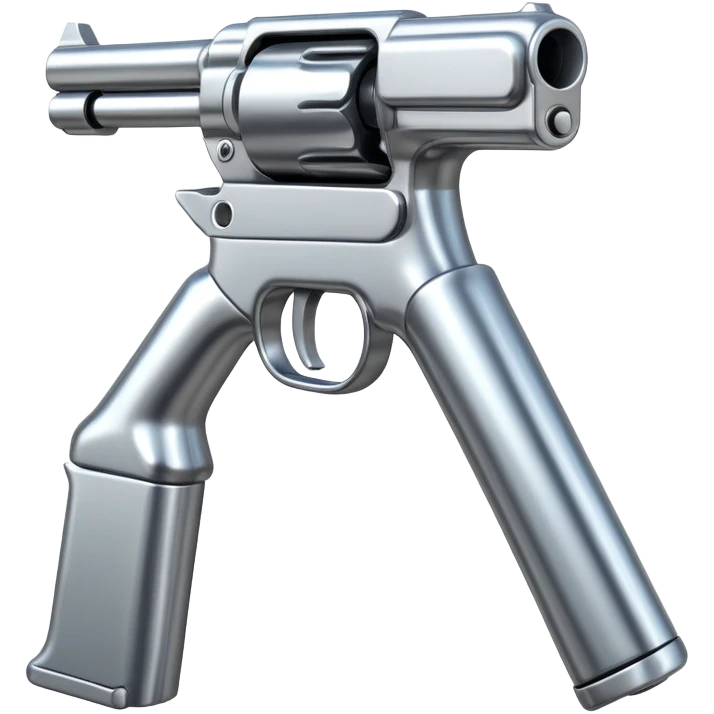 gun with legs emoji