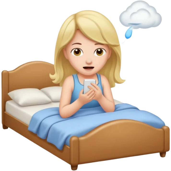 girl farting in bed emoji emoji