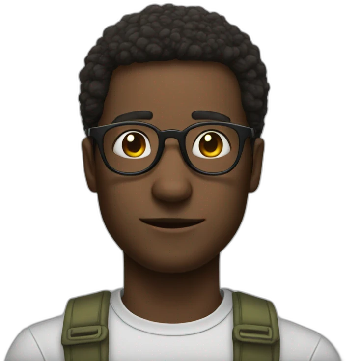 Guy glasses elephant ears emoji