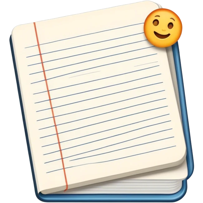 paper notebook emoji