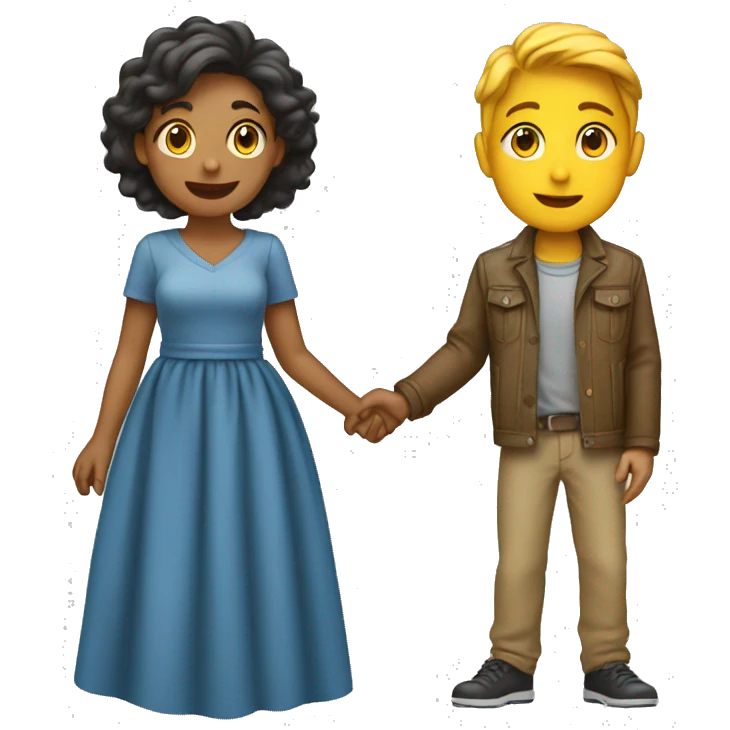 Boy dressing a wending woman dress  emoji