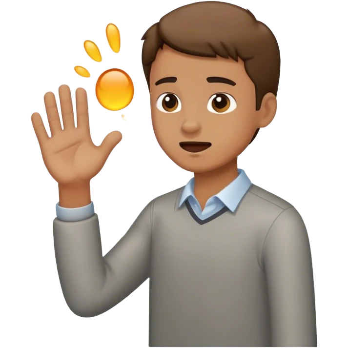 Man slapping child emoji