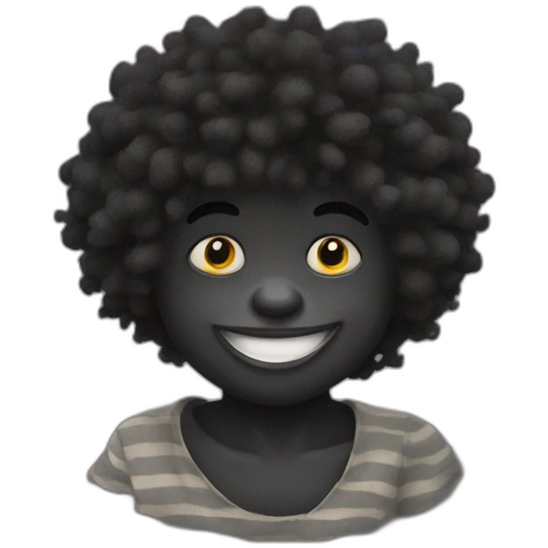 golliwog cotton emoji