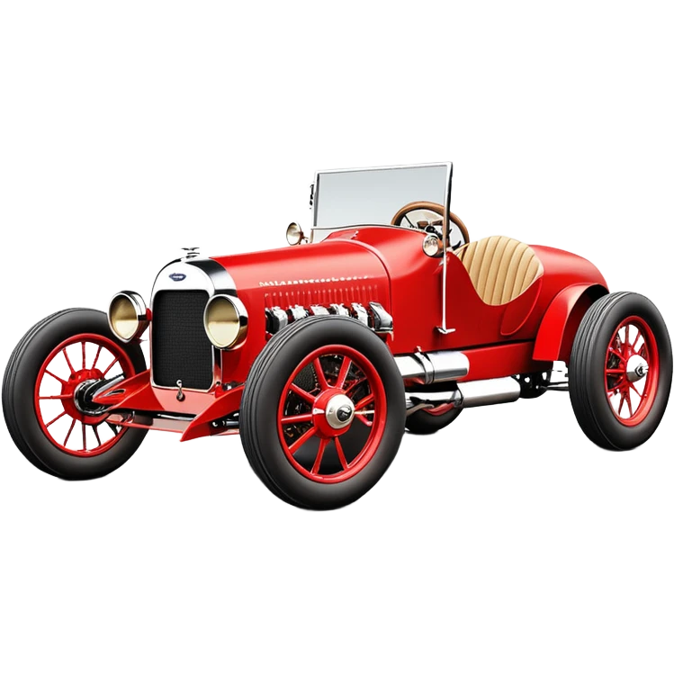  Brown-red Fenderless extended-wheelbase 1926 luxury racing Ford lowered powerful V-8 engined racing car featuring advanced rugged 4 wheel independent suspension, power steering, disc brakes, small leather covered steering wheel, side mounted cowl exhaust  emoji