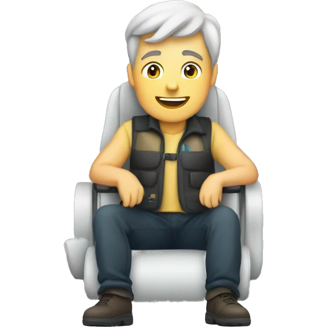 Rollstuhlfahrer mit Pride-Flage emoji