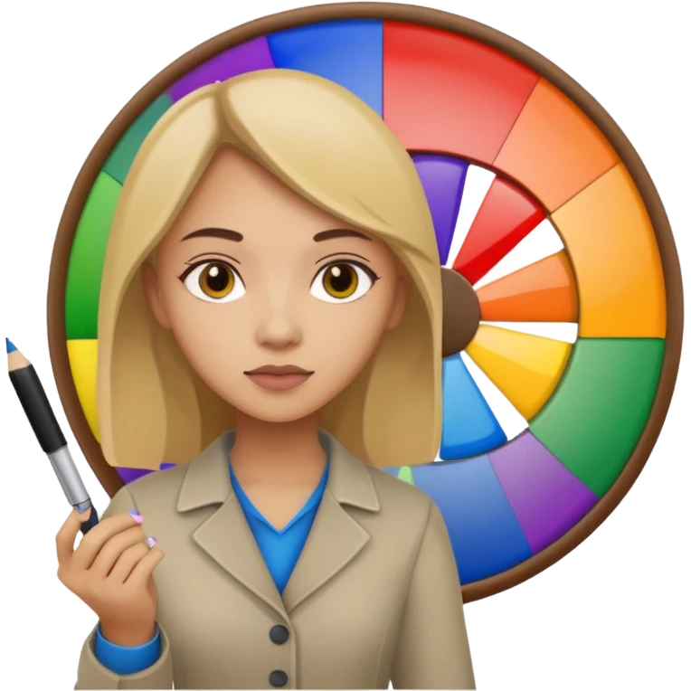 graphic designer , color wheel, emoji